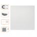 Nobo Frameless Magnetic Modular Whiteboard 450x450mm 1915655