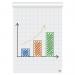 Nobo Premium Flipchart Pad 60x85cm, Dual-Sided Plain or Gridded Paper, 50 sheet, 90gm², Rolled. 1915657