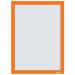 Nobo Self-adhesive Magnetic Poster Frame A4, Orange (Pack of 2) 1915695