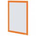 Nobo Self-adhesive Magnetic Poster Frame A4, Orange (Pack of 2) 1915695