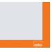 Nobo Self-adhesive Magnetic Poster Frame A4, Orange (Pack of 2) 1915695