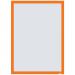 Nobo Self-adhesive Magnetic Poster Frame A3, Orange (Pack of 2) 1915698