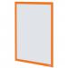 Nobo Self-adhesive Magnetic Poster Frame A3, Orange (Pack of 2) 1915698