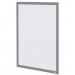 Nobo Self-adhesive Magnetic Poster Frame A3, Silver (Pack of 2) 1915699