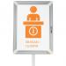 Nobo Premium Plus Lockable A3 Display Stand 1915738