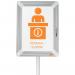 Nobo Premium Plus Lockable A4 Display Stand 1915739