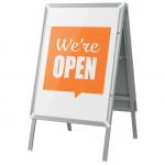 Nobo Premium Plus Lockable A1 A-Frame Pavement Sign 1915742