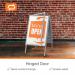 Nobo Premium Plus Lockable A1 A-Frame Pavement Sign 1915742