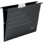 Leitz Alpha® Recycle Card Suspension File V-base, A4, Black - Outer Carton of 10 19210095