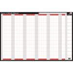 Sasco 12 Month Undated Planner Mounted - Outer carton of 10 20012