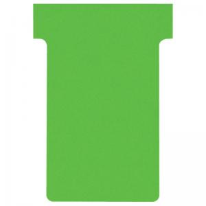 Nobo T-Cards Size 2 Green Pack 100 - Outer carton of 5 2002005