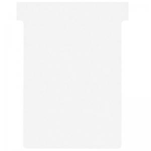 Nobo T-Cards Tab Top 15mm W92x Bottom W80x Full H120mm Size 3 White