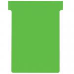 Nobo T-Cards Size 3 Green (Pack 100) - Outer carton of 5 2003005