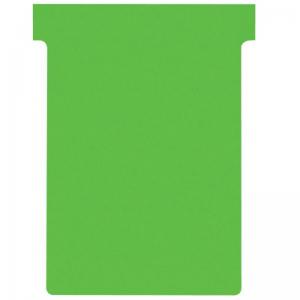 Nobo T-Cards Size 3 Green Pack 100 - Outer carton of 5 2003005