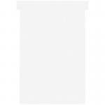 Nobo T-Cards Tab Top 15mm W124x Bottom W112x Full H180mm Size 4 White (Pack of 100) - Outer carton of 5 2004002