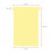 Nobo T-Cards Tab Top 15mm W124x Bottom W112x Full H180mm Size 4 Yellow (Pack of 100 - Outer carton of 5 2004004