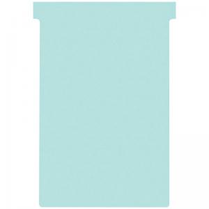 Nobo T-Cards Tab Top 15mm W124x Bottom W112x Full H180mm Size 4 Blue