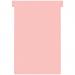 Nobo T-Cards Size 4 Light Pink (Pack 100) - Outer carton of 5 2004008