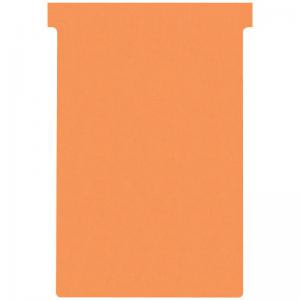 Nobo T-Cards Size 4 Orange Pack 100 - Outer carton of 5 2004009