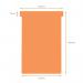 Nobo T-Cards Size 4 Orange (Pack 100) - Outer carton of 5 2004009