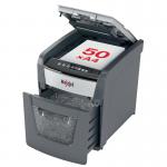 Rexel Optimum AutoFeed+ 50X Automatic Cross Cut Paper Shredder Black 2020050X