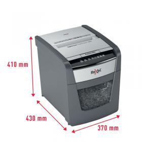 Rexel Optimum AutoFeed+ 50X Automatic Cross Cut Paper Shredder Black 2020050X
