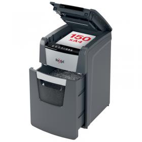 Rexel Optimum Auto Feed+ 150 Sheet Automatic Cross Cut Paper Shredder, £30 Cashback, P4 Security, Small Office Use, 44 Litre Removable Bin, 2020150X 2020150X