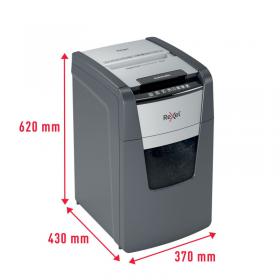 Rexel Optimum AutoFeed+ 150X Automatic Cross Cut Paper Shredder Black 2020150X