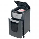 Rexel Optimum Auto Feed+ 225 Sheet Automatic Micro Cut Paper Shredder, P-5 Security, Small Office Use, 60 Litre Removable Bin, Castor Wheels, 2020225M 2020225M