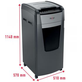 Rexel Optimum AutoFeed+ 750X Automatic Cross Cut Paper Shredder Black 2020750X