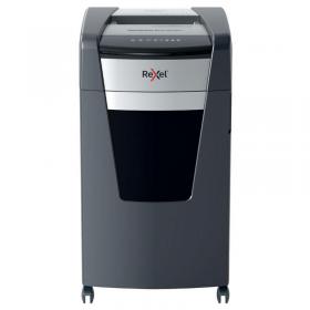 Rexel XP422+ Cross Cut Paper Shredder Shreds 22 Sheets At Once P4 Security Level Jam-Free Technology Office Use 85 Litre Pull-Out Bin Black 2021422XEU