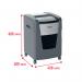 Rexel XP512+ Micro Cut Paper Shredder, Shreds 12 Sheets At Once, P5 Security Level, Jam-Free Technology, Office Use, 45 Litre Pull-Out Bin, Black 2021512MEU