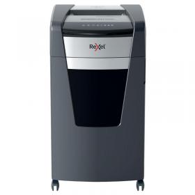 Rexel XP516+ Micro Cut Paper Shredder Shreds 16 Sheets At Once P5 Security Level Jam-Free Technology Office Use 85 Litre Pull-Out Bin Black 2021516MEU