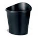 Rexel Agenda2 Waste Bin Elliptical with Handle on Rear 18Litres D292x362mm Charcoal