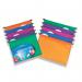 Rexel A4 Heavy Duty Suspension Files with Tabs and Inserts for Filing Cabinets, 15mm V-base, Polypropylene, Assorted Colours, Multifile Extra, Pack of 2101564