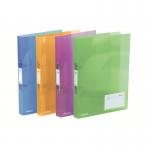 Rexel A4 Ring Binder, Assorted Colours, 25mm 2 O-Ring Diameter, Ice - Outer carton of 10 2102044