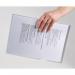 Rexel Nyrex™ Premium A4 Anti-Slip Document Folder, Clear Embossed, Extra Strong 130mic, Cut Flush, L-Folder, Pack 25 - Outer carton of 4 2102211