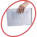 Rexel Nyrex™ Premium A4 Anti-Slip Document Folder, Clear Embossed, Extra Strong 130mic, Cut Flush, L-Folder, Pack 25 - Outer carton of 4 2102211