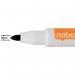 Nobo Mini Whiteboard Pen With Magnetic Eraser Cap 6 Pack Black 2104184