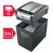 Rexel Momentum X410-SL Slimline Cross Cut Paper Shredder, Shreds 10 Sheets At Once, £15 Cashback, P4 Security Level, Small Office Use, 23L bin  2104573