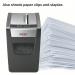 Rexel Momentum X410-SL Slimline Cross Cut Paper Shredder, Shreds 10 Sheets At Once, £15 Cashback, P4 Security Level, Small Office Use, 23L bin  2104573