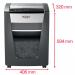 Rexel Momentum M515 Paper Shredder- P5 Micro Cut Security, Small Office Use, 30L bin capacity  2104577