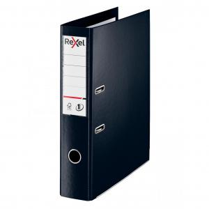 Rexel Choices Foolscap Lever Arch File, Black, 75mm Spine Width, No1