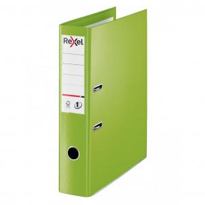 Rexel Choices Foolscap Lever Arch File, Green, 75mm Spine Width, No1