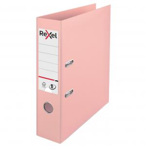 Rexel A4 Lever Arch File, Peach, 75mm Spine Width, Solea No.1 Power -