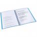 Rexel Choices Translucent Display Book, A4, 20 Pockets, 40 Sheet Capacity, Blue 2115652