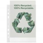 Rexel 100% Recycled A5 Punched Pocket Pack of 50 Clear 2115703