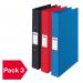 Rexel Choices A4 Polypropylene Ring Binder 25mm 2RR. Assorted. Pack (3). 2115710