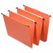 Esselte Orgarex Dual Vertical Suspension File A4 220gsm V Base Orange (Box 25) 21631