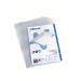 Rexel Economy A4 Document Folder, Clear Embossed, 100mic, pre-consumer recycled plastic Cut Flush (Pack 100) 21674090